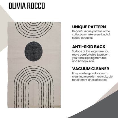 Olivia Rocco Tuscany Printed Non-Slip Rug