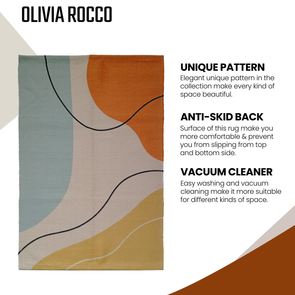 Olivia Rocco Venus Printed Non-Slip Rug