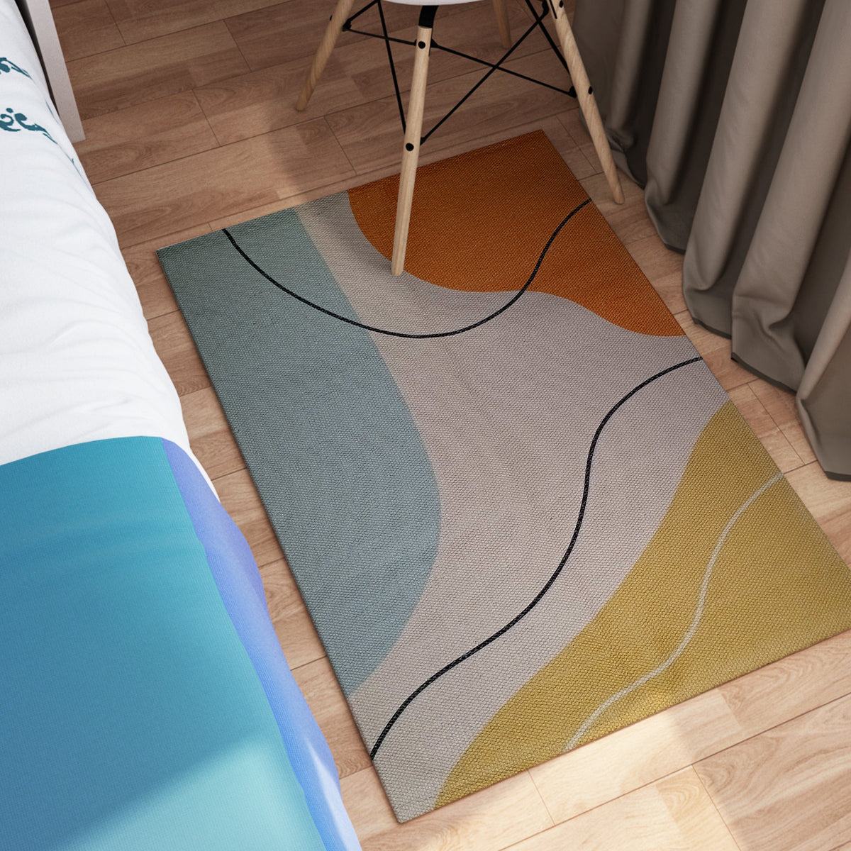 Olivia Rocco Venus Printed Non-Slip Rug
