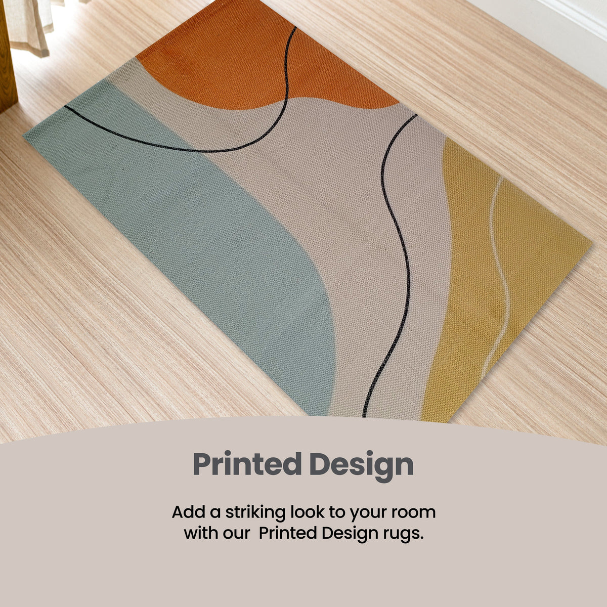 Olivia Rocco Venus Printed Non-Slip Rug