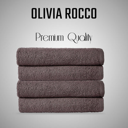 Olivia Rocco Indus Valley Cotton Bath Sheets Pack of 4 – 80 x 140 cm