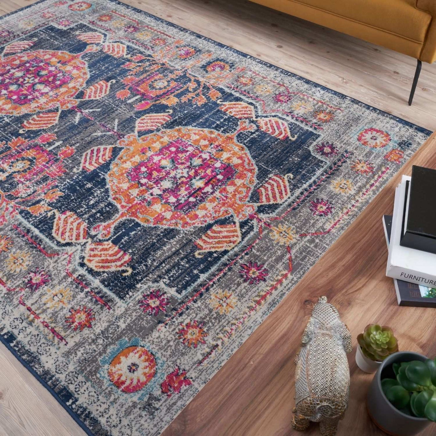 Marrakech Vintage Multicolour Rug | 400