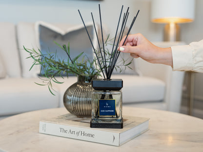 Lifestyle Home Collection Oud Sapphire Square Reed Diffuser