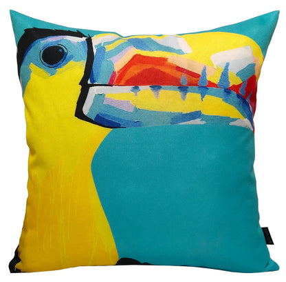 Pelican Outdoor Waterproof Weather-Resistant Cushions for Patio Garden Beach and Indoor Use 43x43 cm Filled with Hollowfibre by OLIVIA ROCCO