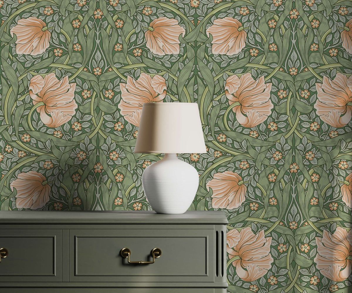 Bobbi Beck Pimpernel Tulip Wallpaper