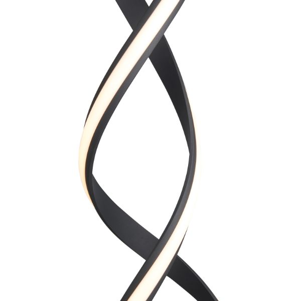 Pagazzi Fraser LED Floor Lamp Matt Black 150 cm