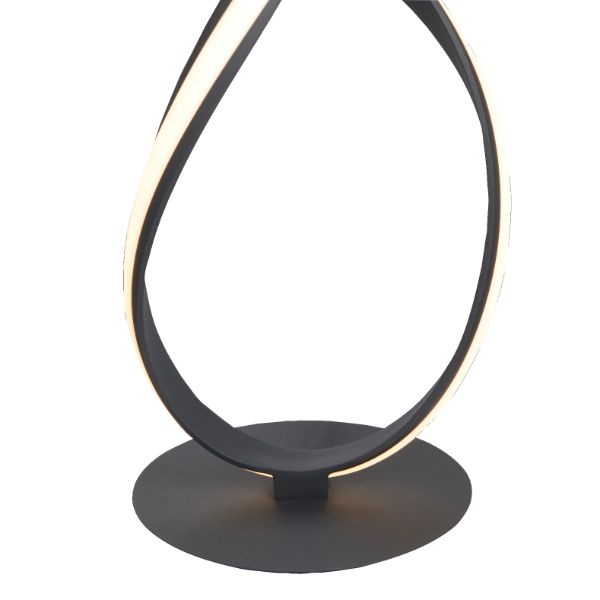 Pagazzi Fraser LED Floor Lamp Matt Black 150 cm