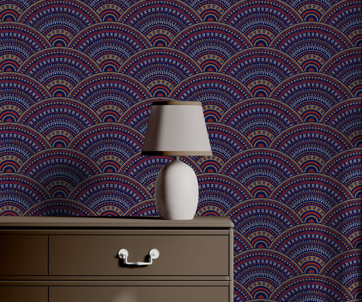 Bobbi Beck Ramiro Southwestern Scallop Wallpaper