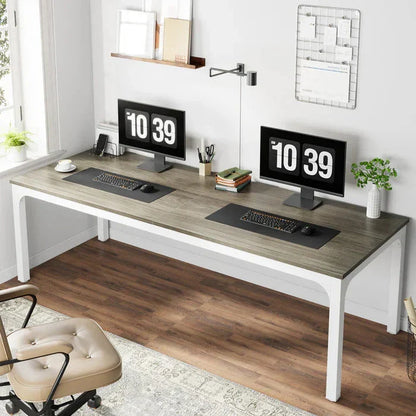 200cm Executive Conference & Computer Desk | Industrial Minimalist