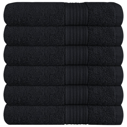 Rhodes Towel Black 100% Cotton Hotel Quality Soft Super Absorbent Hand Bath Towels, Sheets & Face Cloths by OLIVIA ROCCO