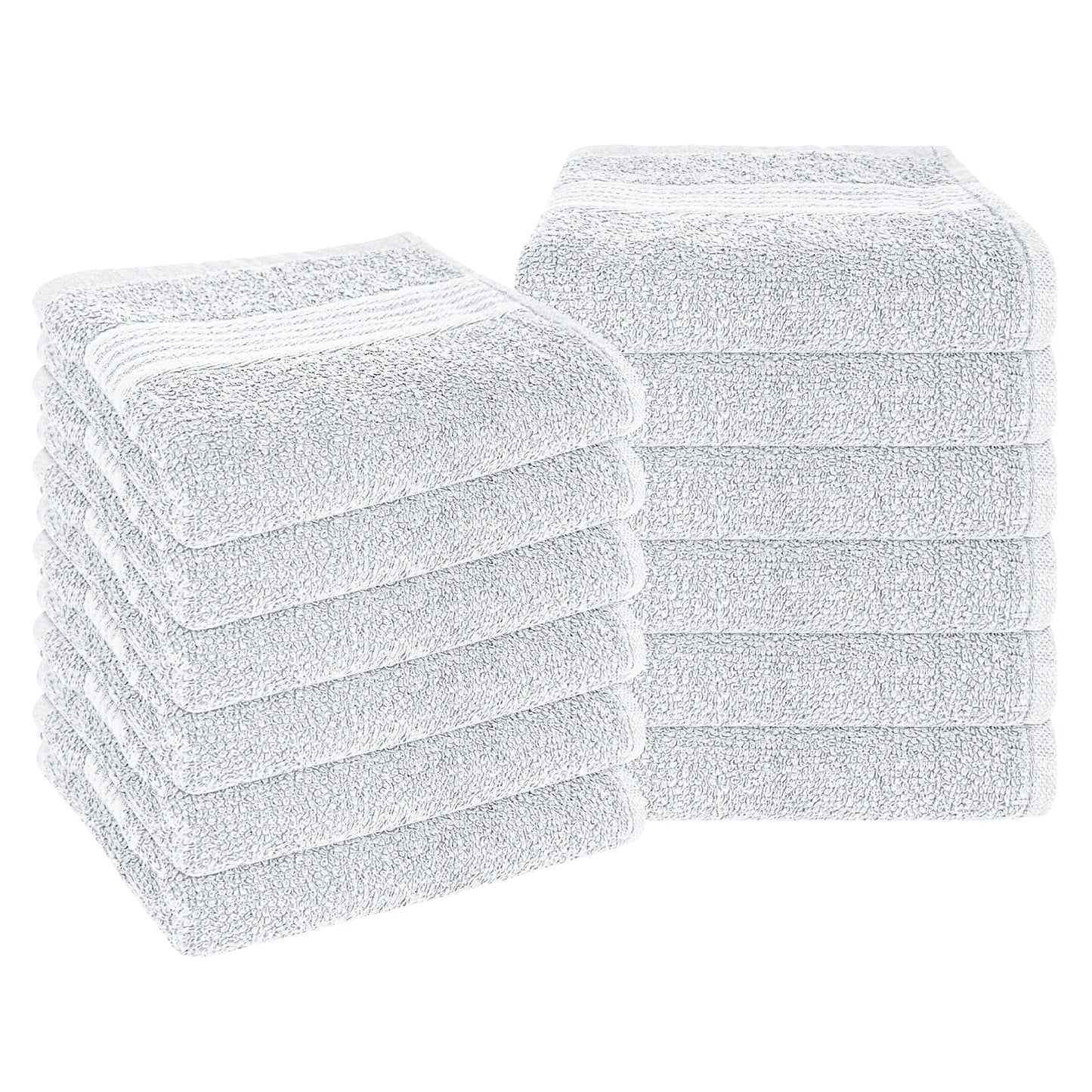 Rhodes Towel White 100% Cotton Hotel Quality Soft Super Absorbent Hand Bath Towels, Sheets & Face Cloths by OLIVIA ROCCO