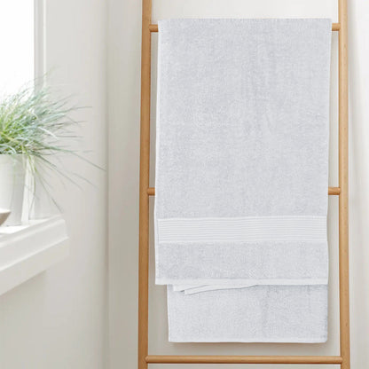 Rhodes Towel White 100% Cotton Hotel Quality Soft Super Absorbent Hand Bath Towels, Sheets & Face Cloths by OLIVIA ROCCO