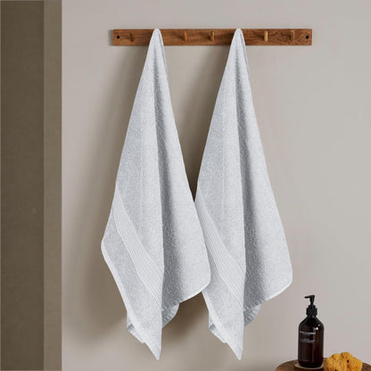 Rhodes Towel White 100% Cotton Hotel Quality Soft Super Absorbent Hand Bath Towels, Sheets & Face Cloths by OLIVIA ROCCO