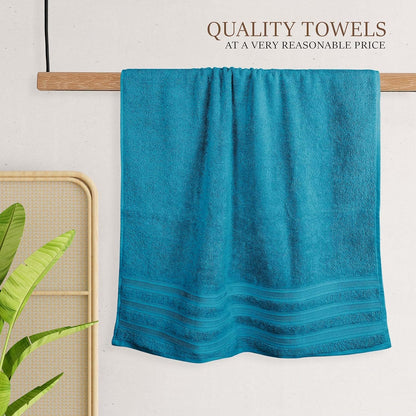 Ritz Viscose Stripe Super Soft Cotton Luxury Absorbent Towels, Jumbo Bath Sheet Packs & Towel Bale Sets Available by OLIVIA ROCCO