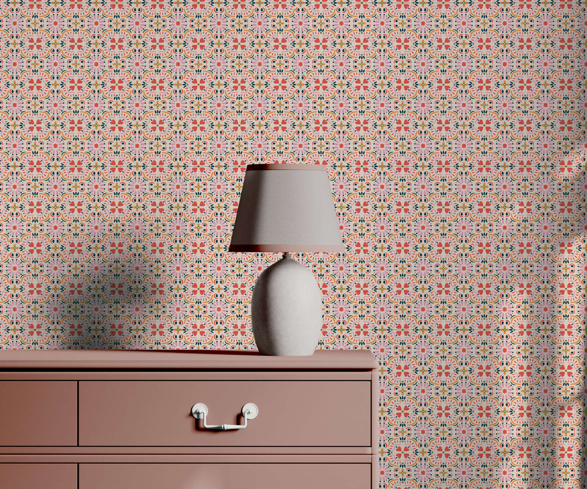 Bobbi Beck Sanora Talavera Starburst Wallpaper