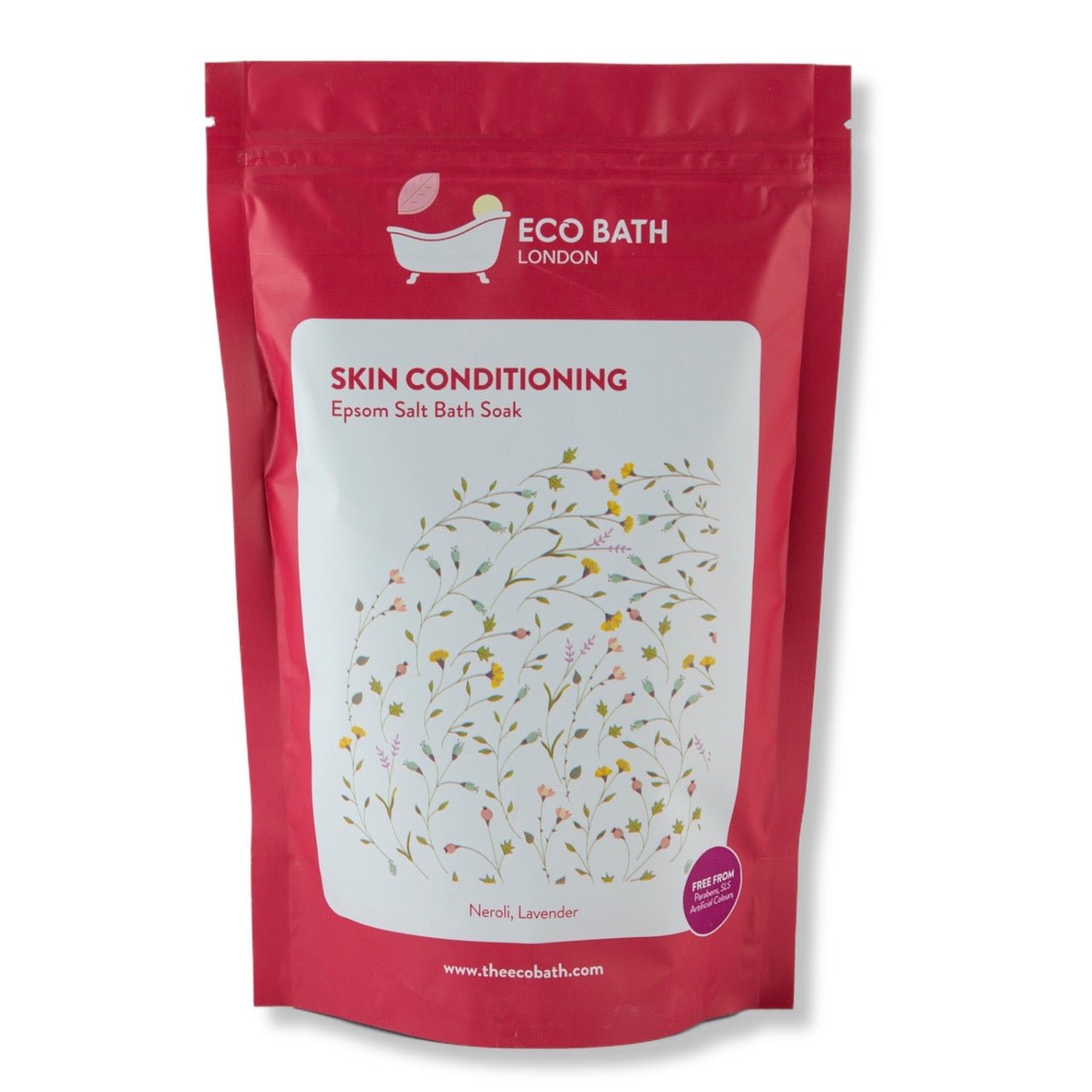 Eco Bath London Skin Conditioning Epsom Salt Bath Soak - Pouch
