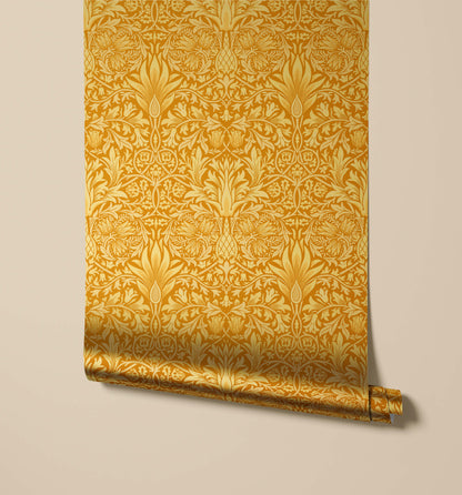 Bobbi Beck Snakeshead Arts and Crafts Floral Wallpaper