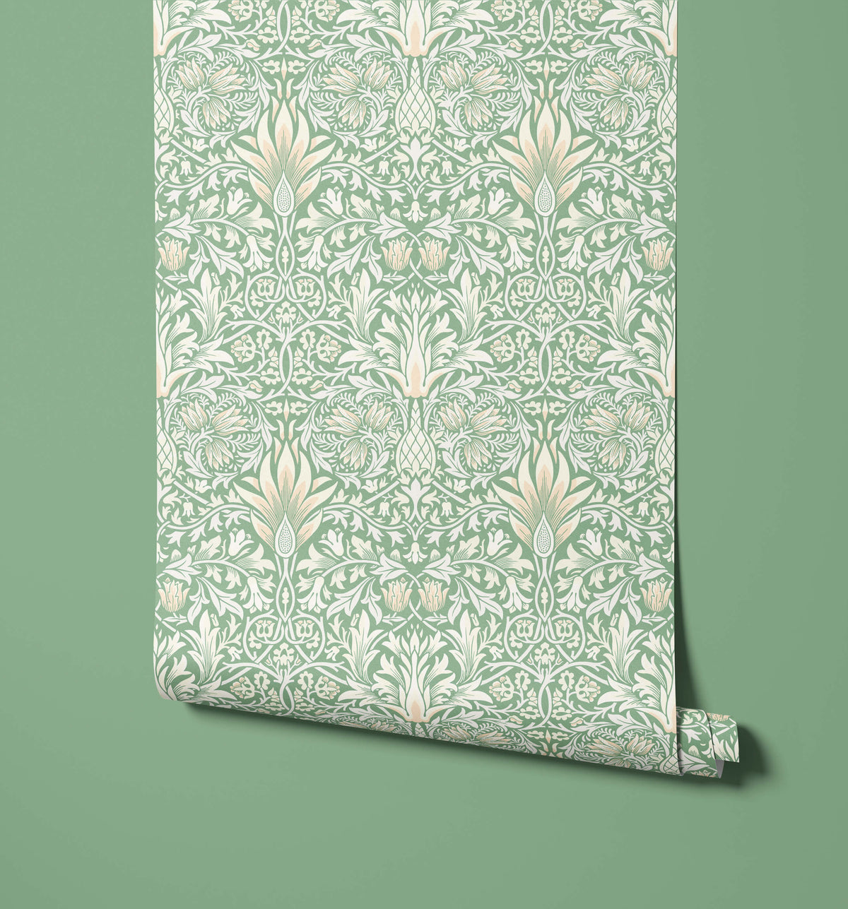 Bobbi Beck Snakeshead Arts and Crafts Floral Wallpaper