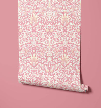 Bobbi Beck Snakeshead Arts and Crafts Floral Wallpaper