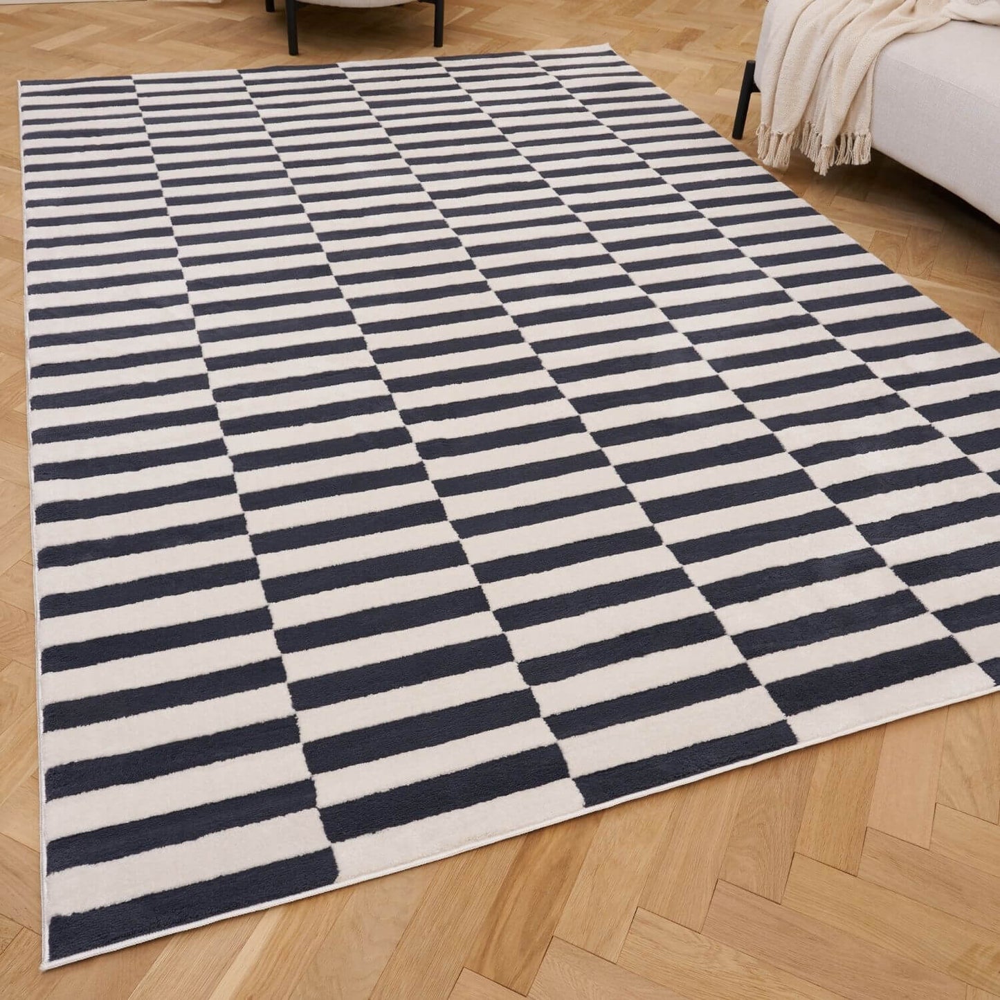Loft Striped Blue Rug