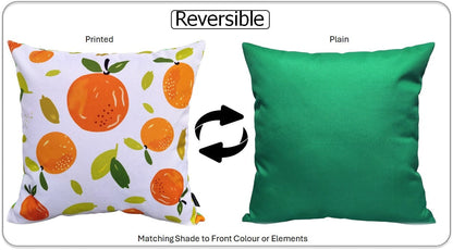 Summer Fruit Design Waterproof Outdoor Cushions for Patio Garden Bench Sofa Bed Durable Polyester Filled Comfort by OLIVIA ROCCO