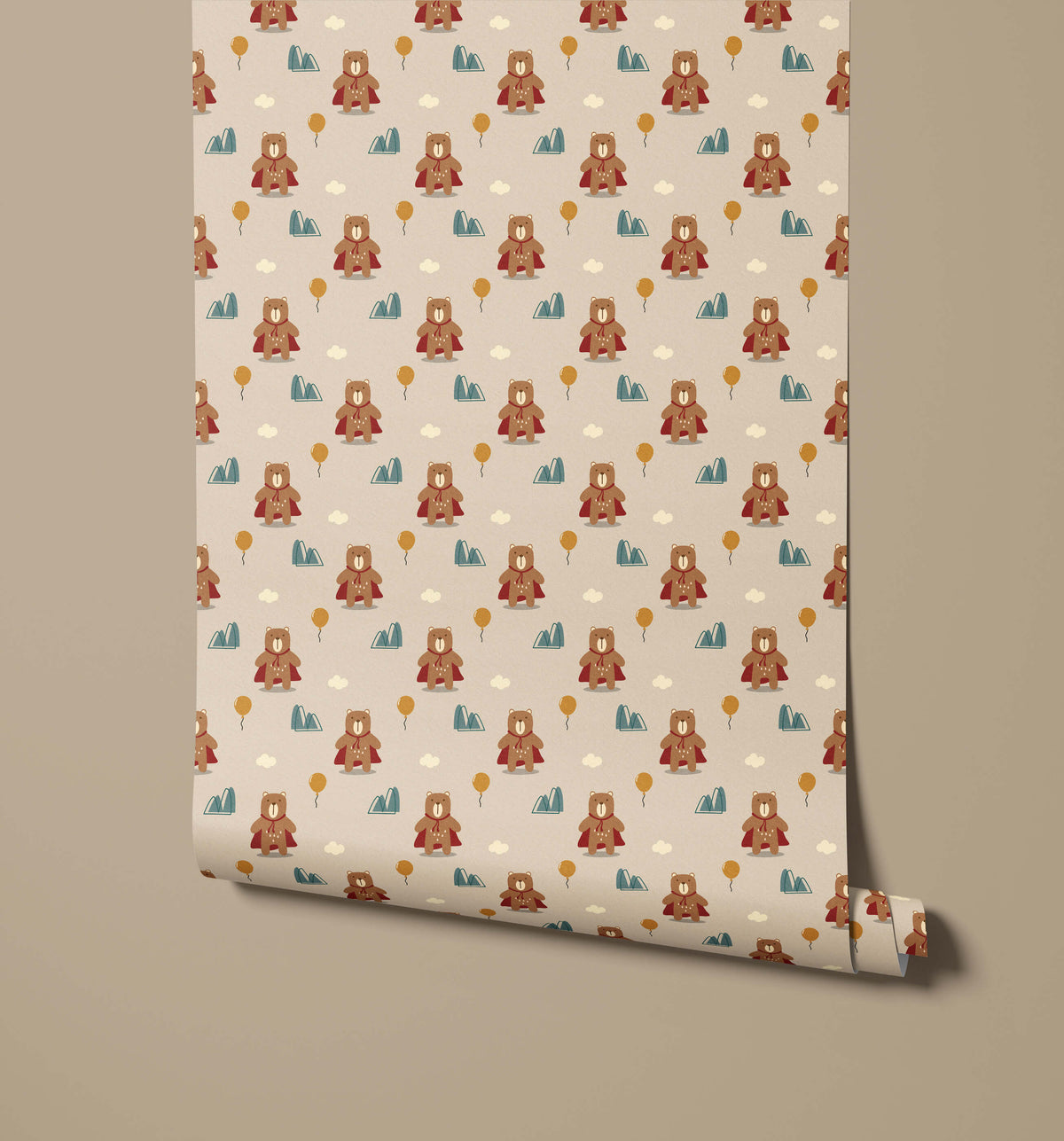 Bobbi Beck Supercub Superhero Bear Wallpaper