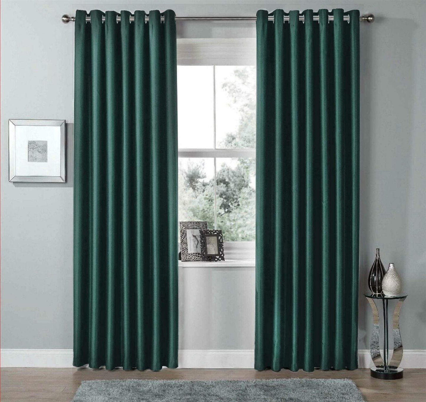 Thermal Blackout Room Darkening Curtains Energy Saving Light Blocking Panels in 12 Colours for Bedrooms and Living Rooms Multiple Sizes by OLIVIA ROCCO