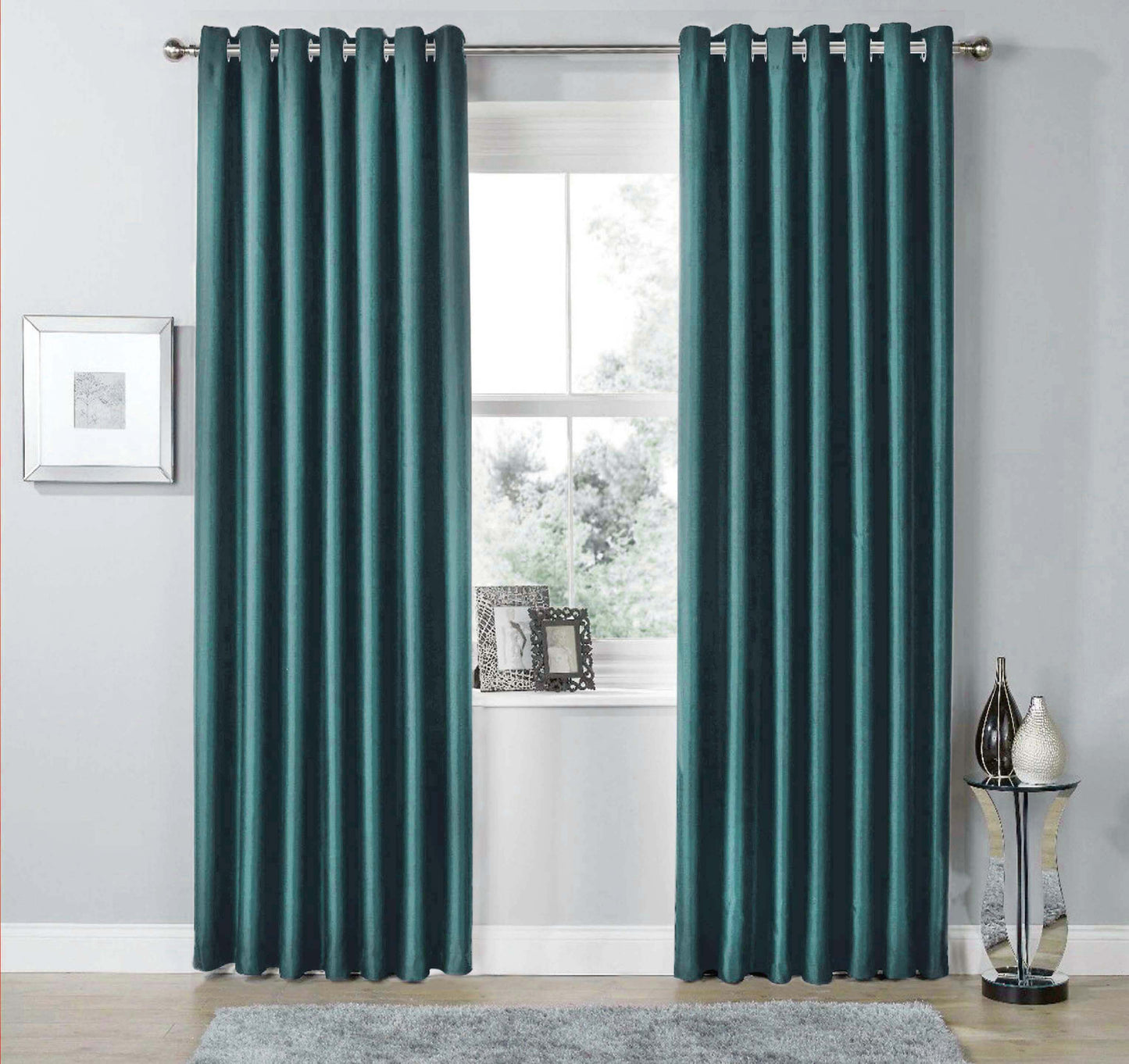 Thermal Blackout Room Darkening Curtains Energy Saving Light Blocking Panels in 12 Colours for Bedrooms and Living Rooms Multiple Sizes by OLIVIA ROCCO