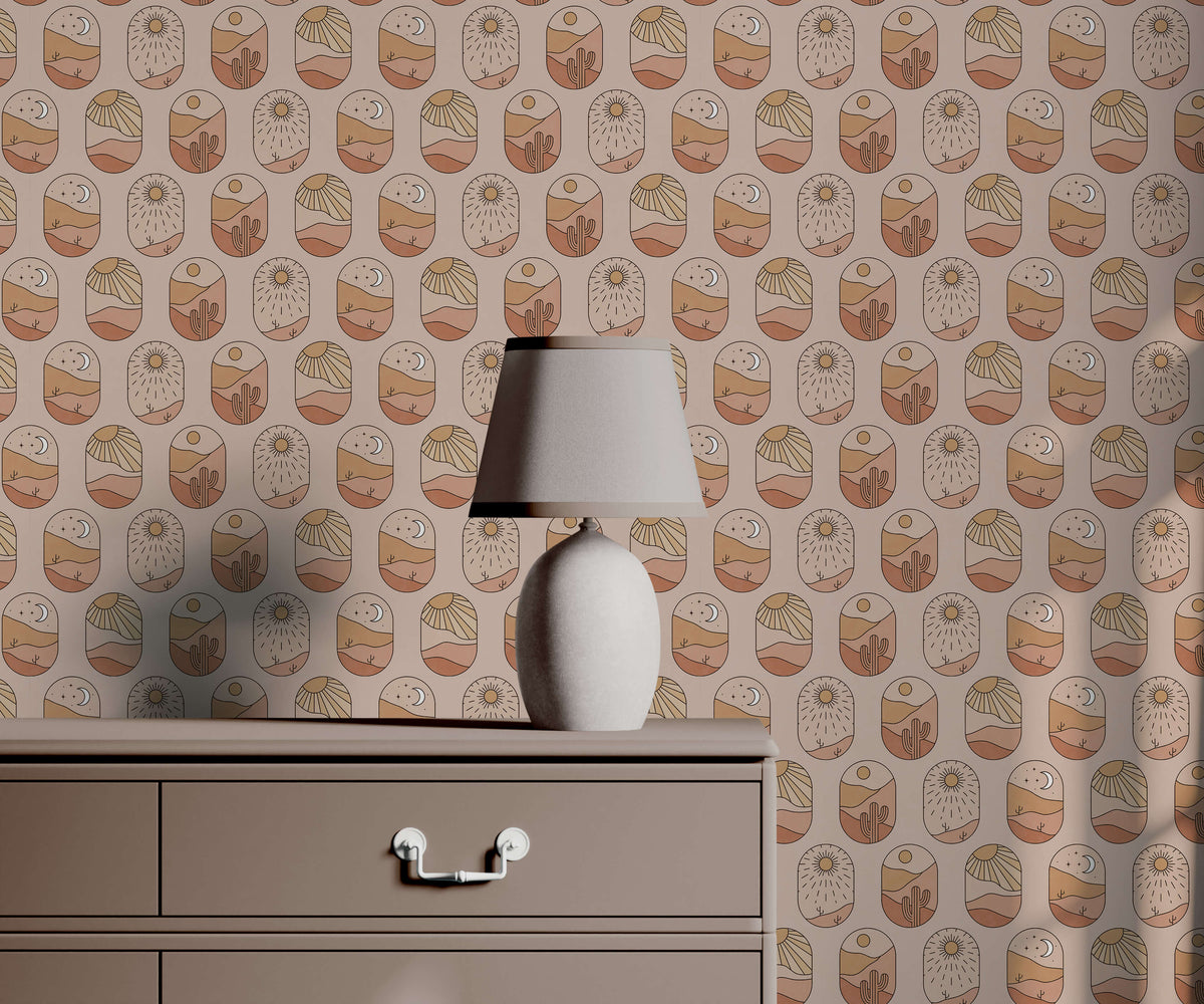 Bobbi Beck Tilder Desert Medallion Wallpaper