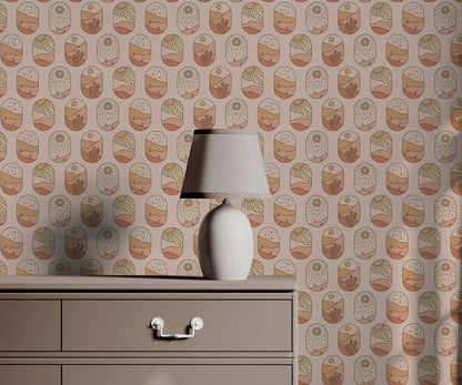 Bobbi Beck Tilder Desert Medallion Wallpaper