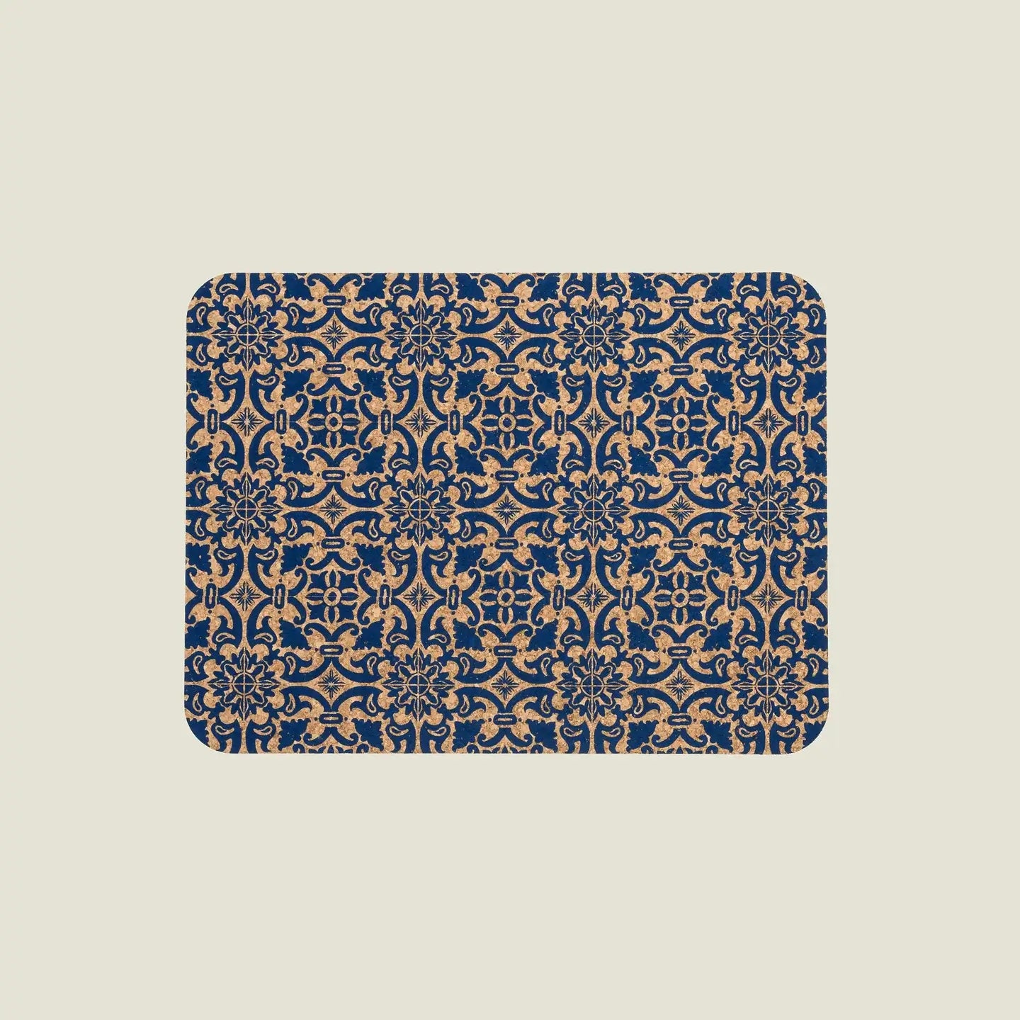 Tile Design Cork Placemats | Rectangular | Set of 4 | Made in Portugal