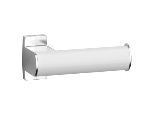 Pellet Arsis Elliptical Toilet Roll Holder - White epoxy-coated Aluminium