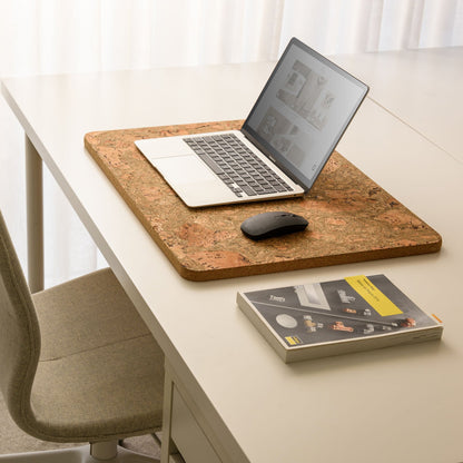 Twist Cork Desk Pad | Natural Cork | Anti-Slip | Made in Portugal