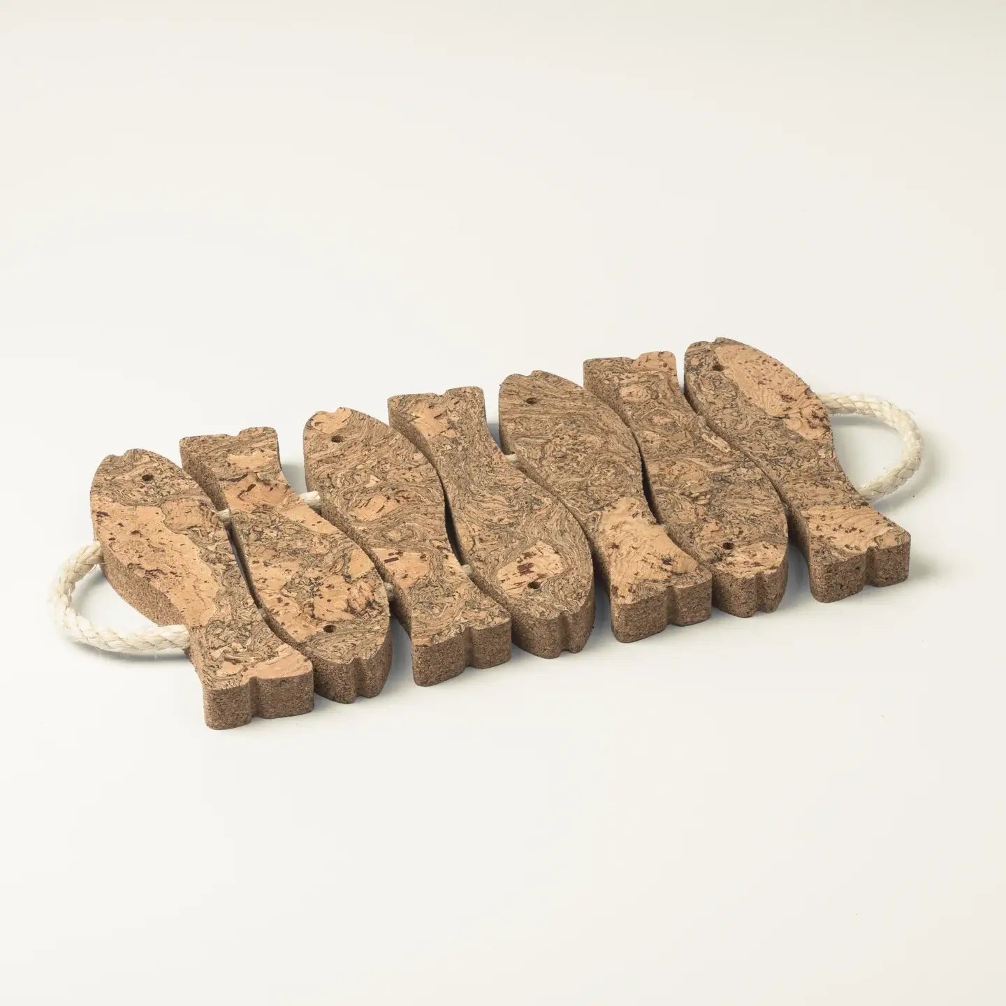 Twist Cork Fish Trivet | 5 or 7 Fish