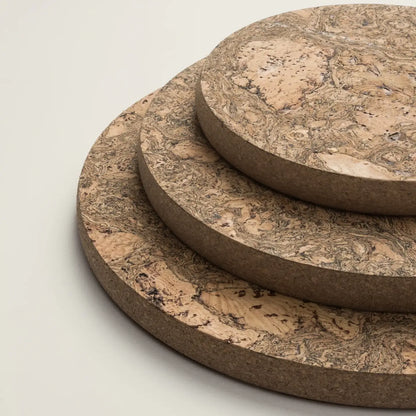 Round Twist Cork Hot Pot Stand | 20, 25 or 30cm