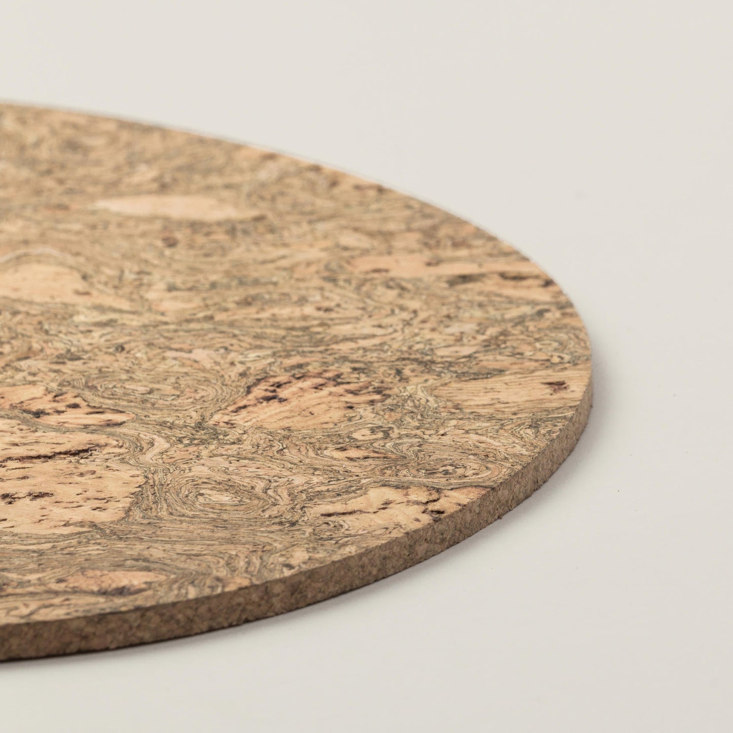 Black Twist Cork Placemats | Pebble Shape | Made in Portugal