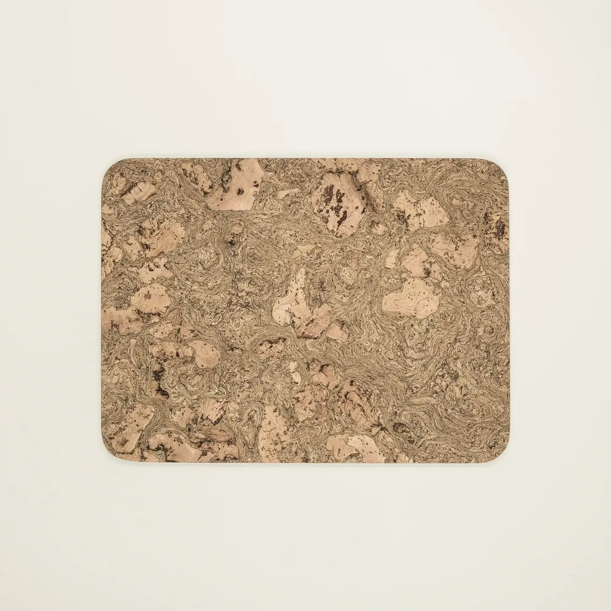Cork Placemats - Twist Black, Rectangular 30 x 20cm