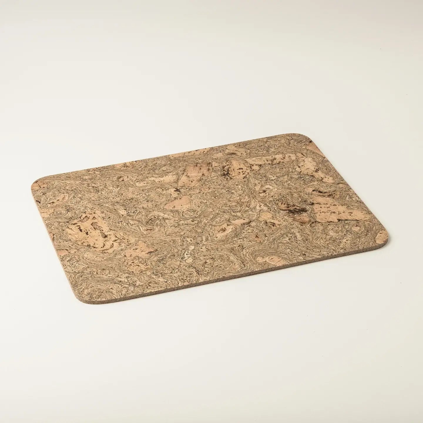 Cork Placemats - Twist Black, Rectangular 30 x 20cm