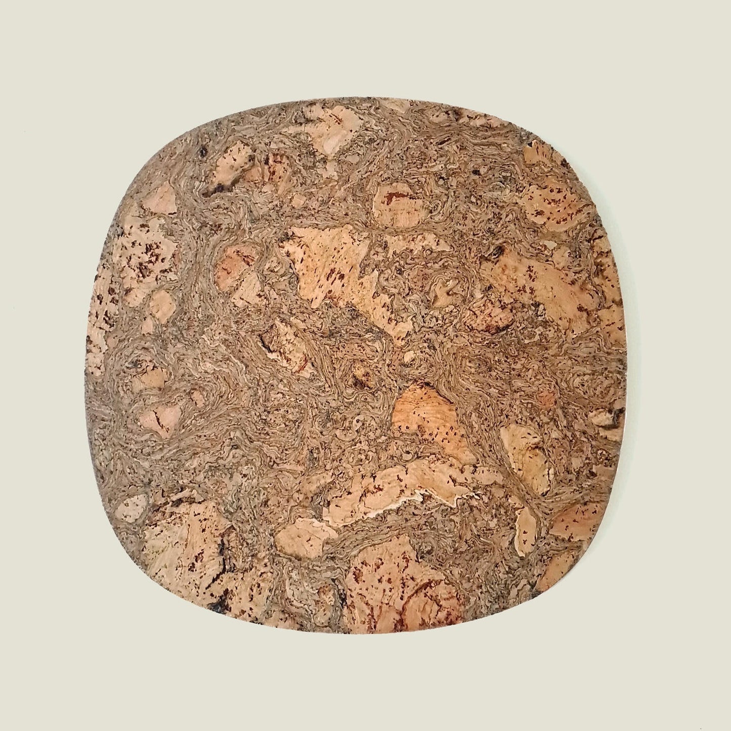 Black Twist Cork Placemats | Squircle Shape | Made in Portugal