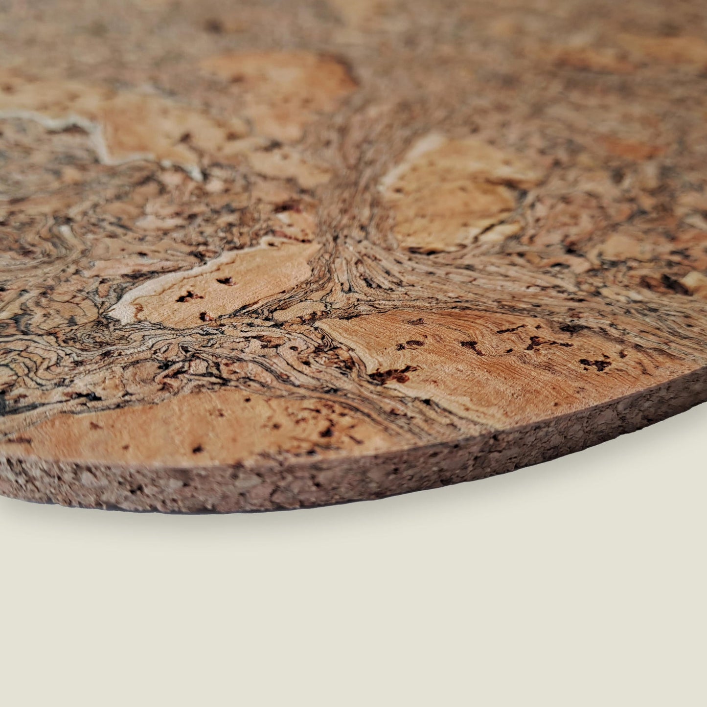 Black Twist Cork Placemats | Squircle Shape | Made in Portugal