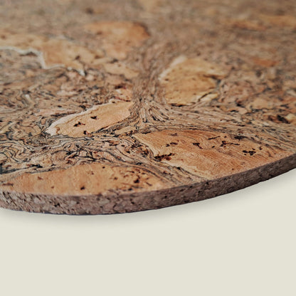Black Twist Cork Placemats | Squircle Shape | Made in Portugal