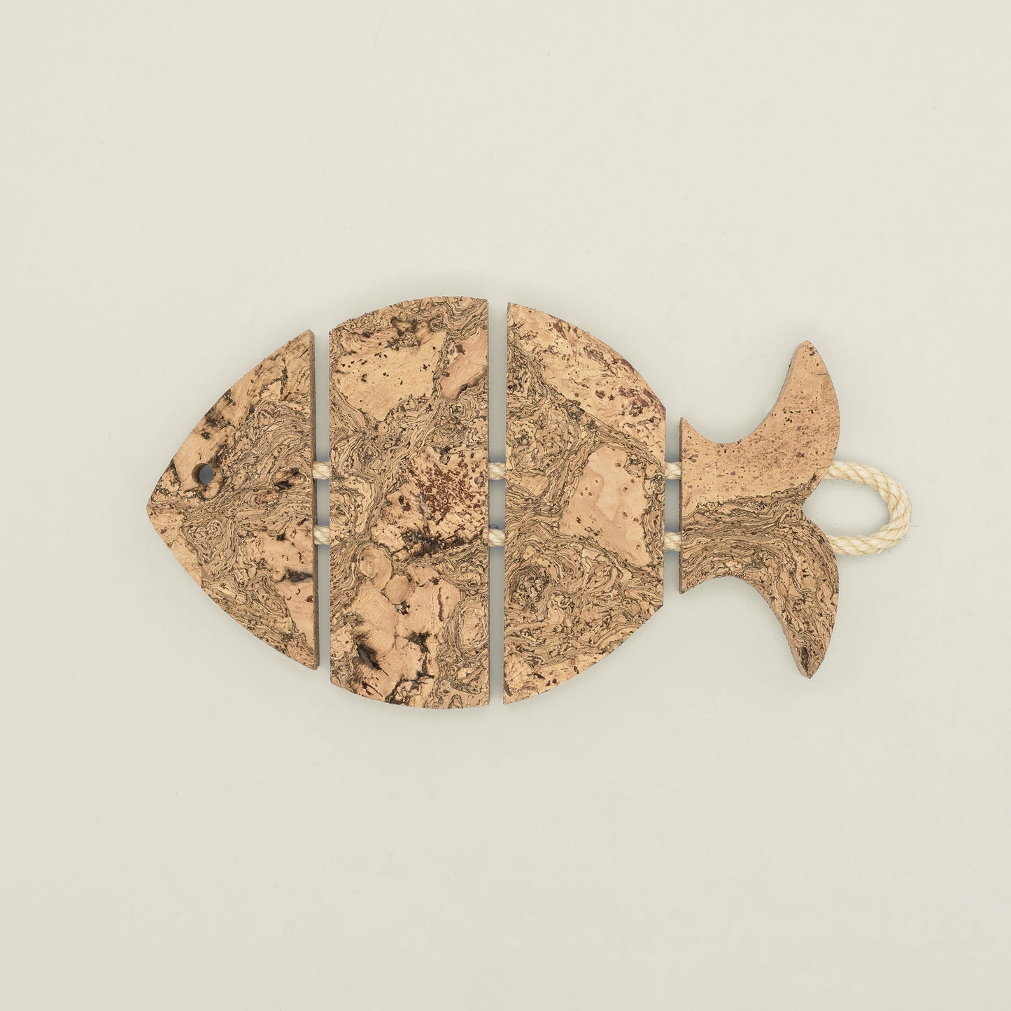 Twist Cork Sea Bass Trivet | Fish Shaped | Made in Portugal