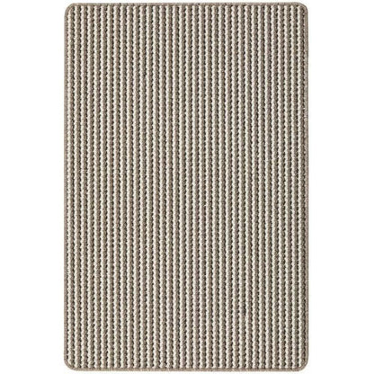 Twist Stripe Washable Mat and Runner Beige