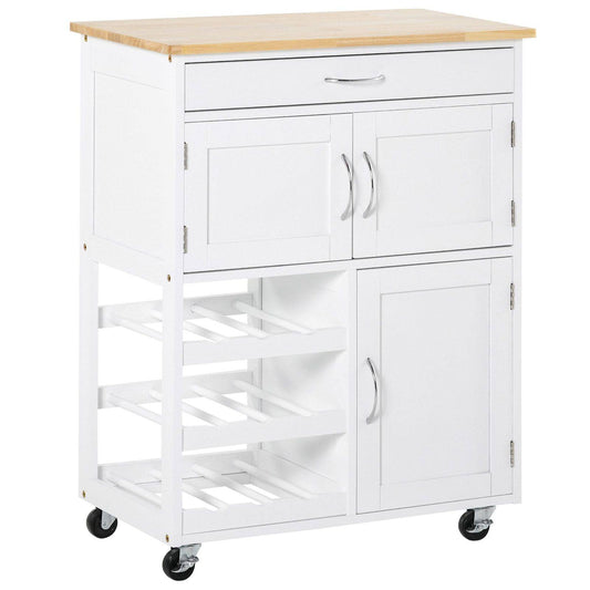 🍽️ Modern Kitchen Trolley - Premium Mobile Storage Cart ✨