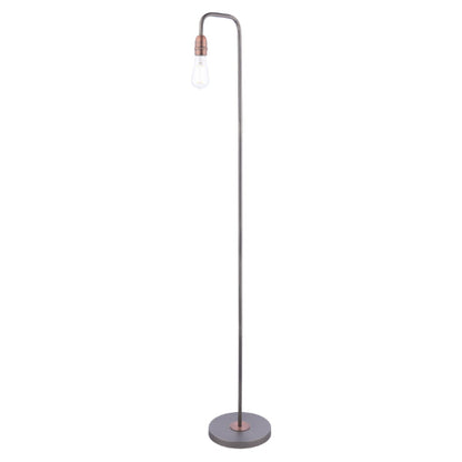 Pagazzi Vitor Industrial Floor Lamp Black and Copper 162 cm