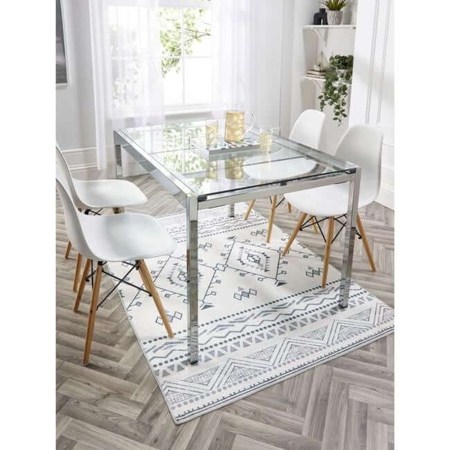 Eterna Cream Washable Berber Rug