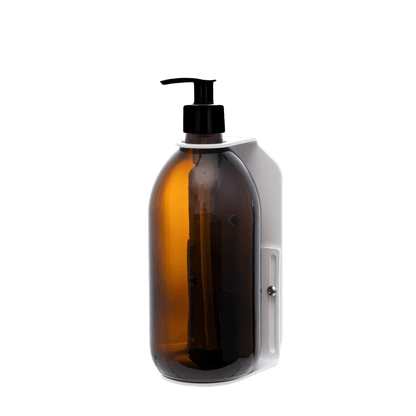 White Single  Wall Mounted Soap Dispenser