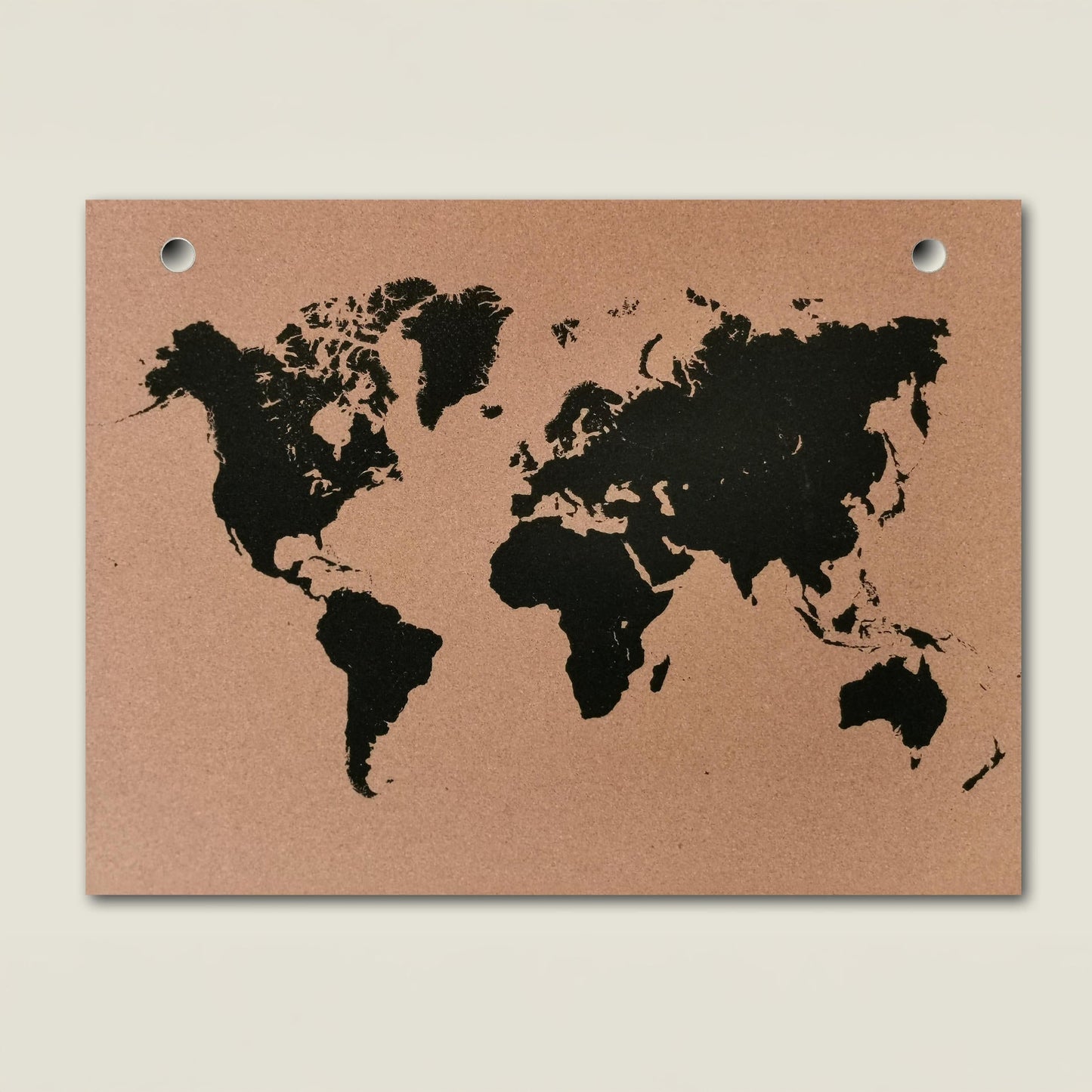 World Map Cork Notice Board | 60 x 40cm