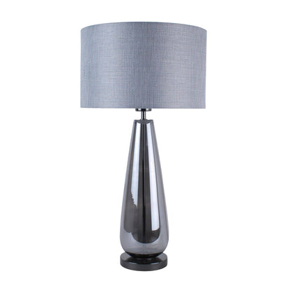 Pagazzi Tulisa Tall Smoked Glass Table Lamp 63 cm