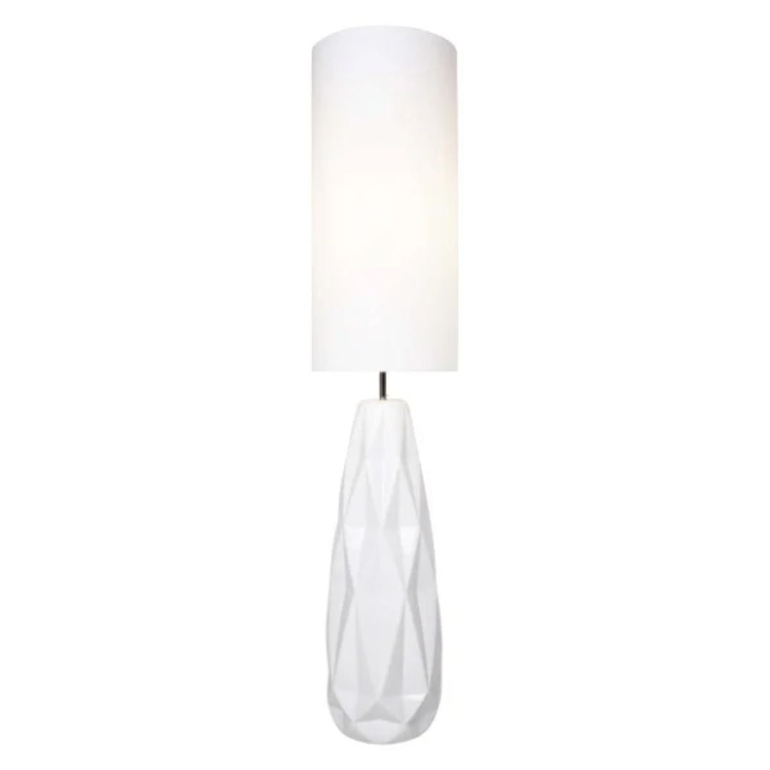 Pagazzi Skova White Ceramic Floor Lamp 130 cm